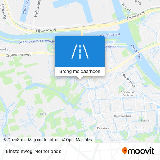 Einsteinweg kaart