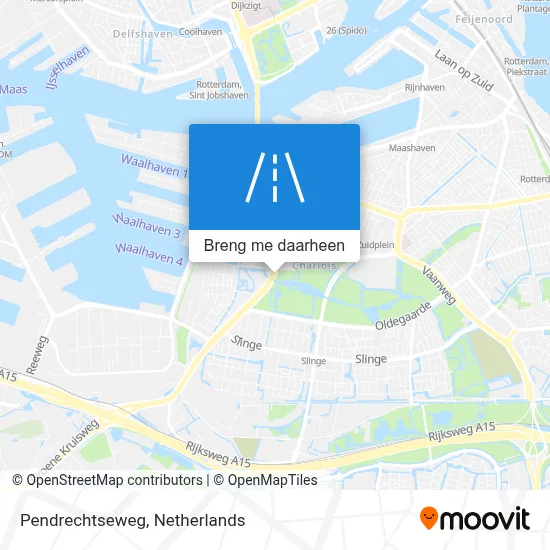 Pendrechtseweg kaart
