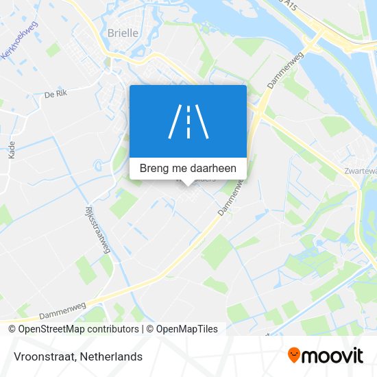 Vroonstraat kaart