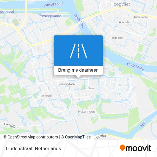 Lindenstraat kaart
