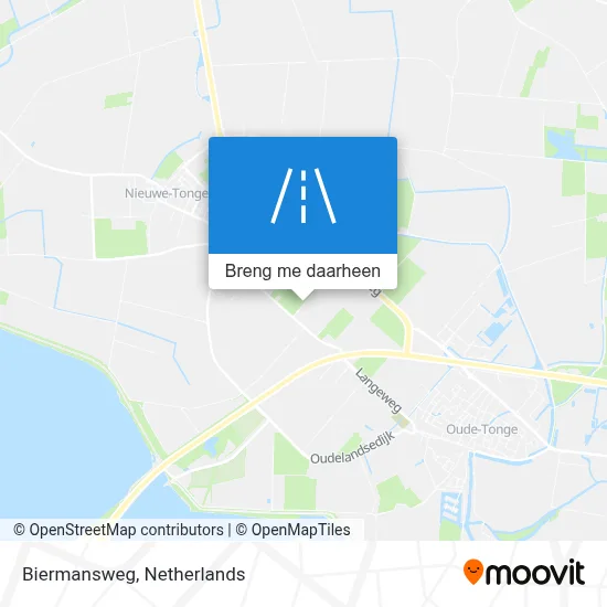 Biermansweg kaart
