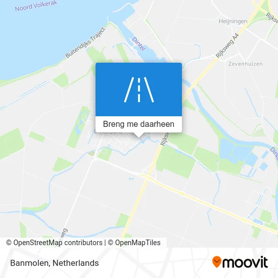 Banmolen kaart
