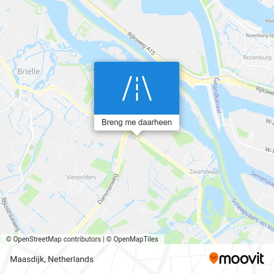 Maasdijk kaart
