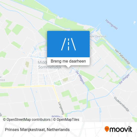 Prinses Marijkestraat kaart