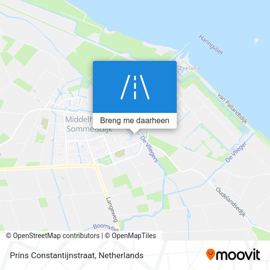Prins Constantijnstraat kaart