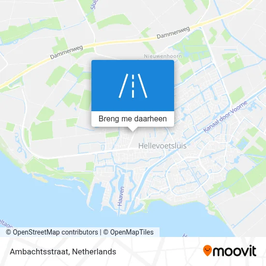 Ambachtsstraat kaart