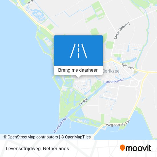 Levensstrijdweg kaart