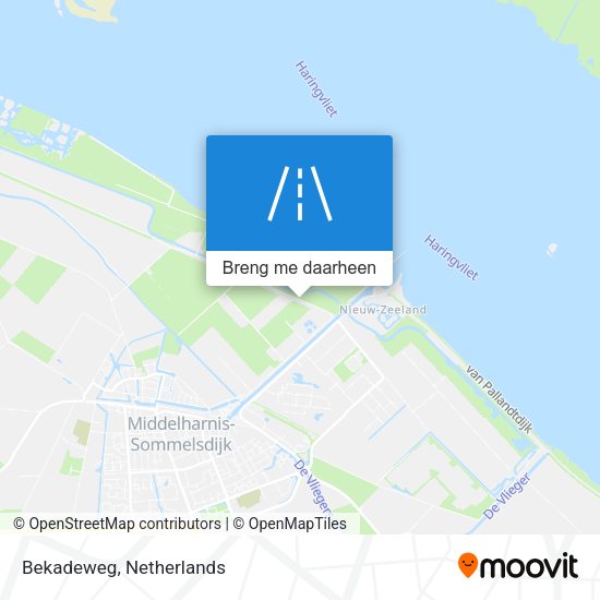 Bekadeweg kaart