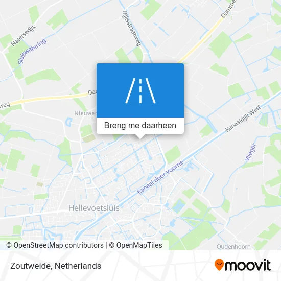 Zoutweide kaart