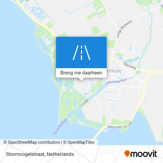 Stormvogelstraat kaart