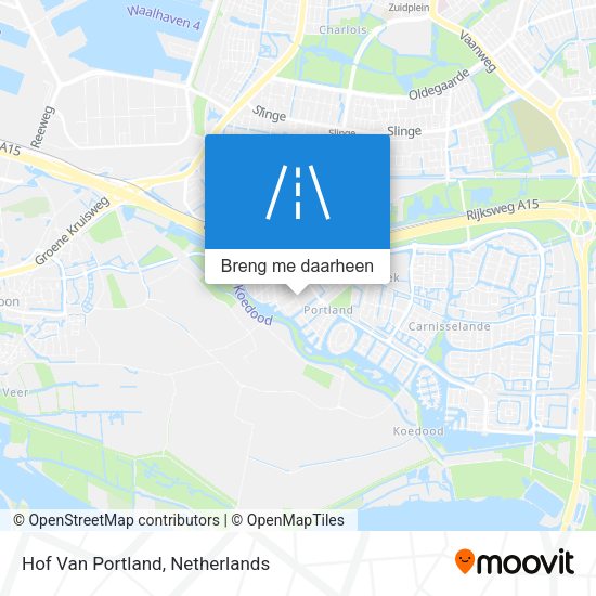 Hof Van Portland kaart