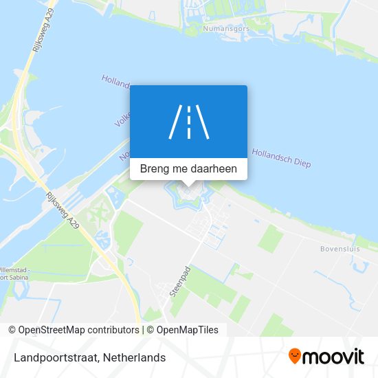 Landpoortstraat kaart