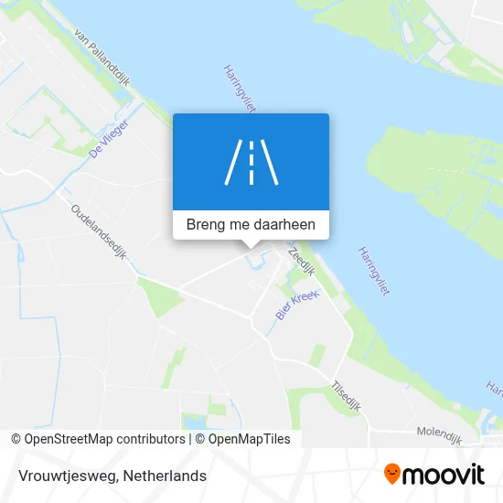 Vrouwtjesweg kaart