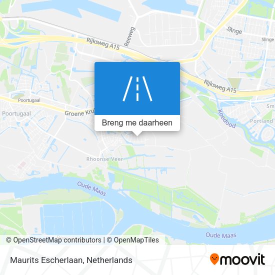 Maurits Escherlaan kaart