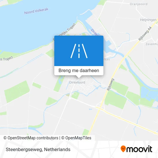 Steenbergseweg kaart