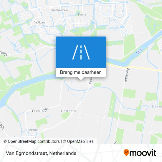 Van Egmondstraat kaart