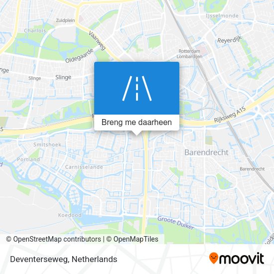 Deventerseweg kaart