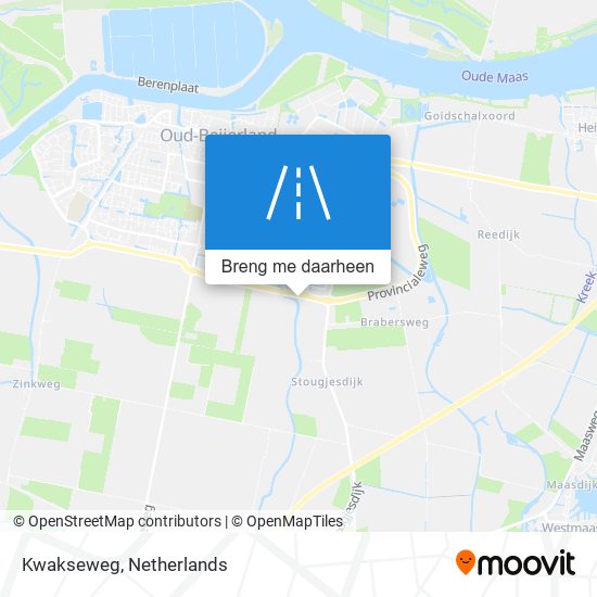 Kwakseweg kaart