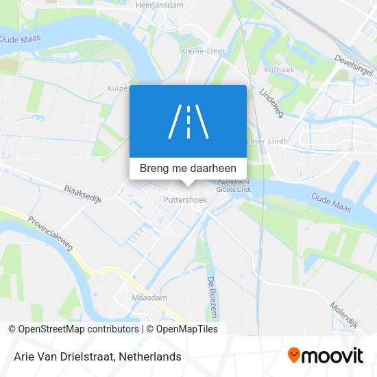 Arie Van Drielstraat kaart