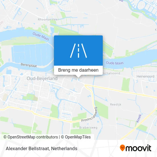 Alexander Bellstraat kaart