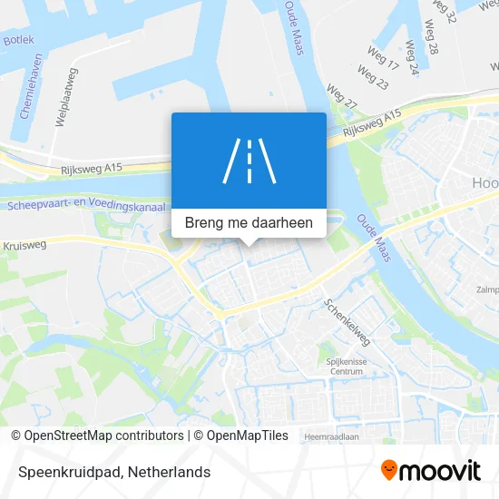 Speenkruidpad kaart