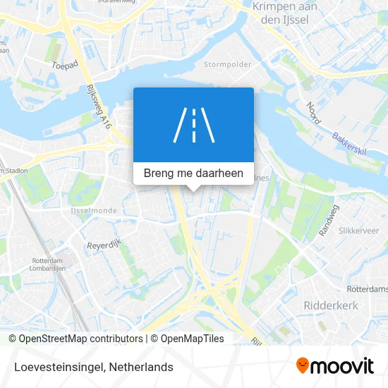 Loevesteinsingel kaart