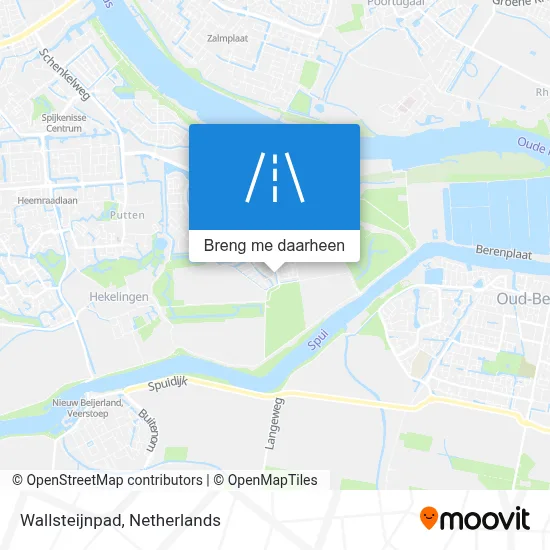 Wallsteijnpad kaart