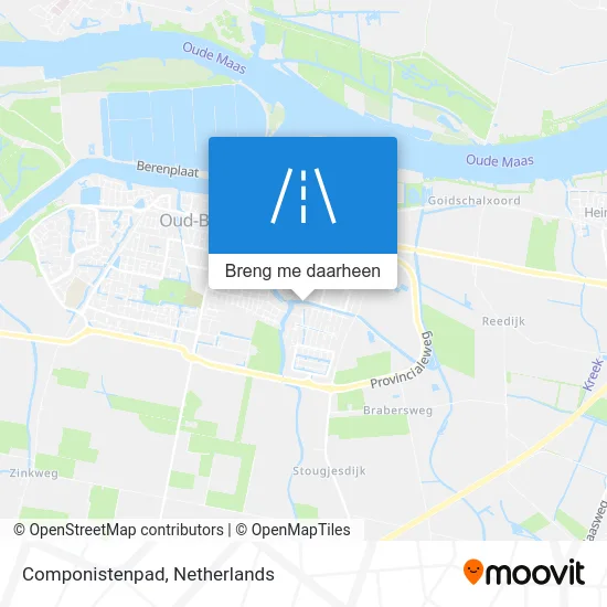 Componistenpad kaart