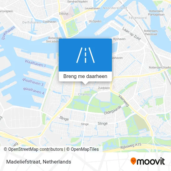 Madeliefstraat kaart