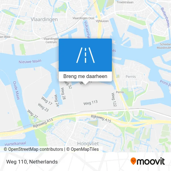 Weg 110 kaart