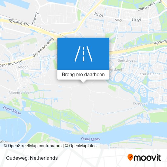 Oudeweg kaart