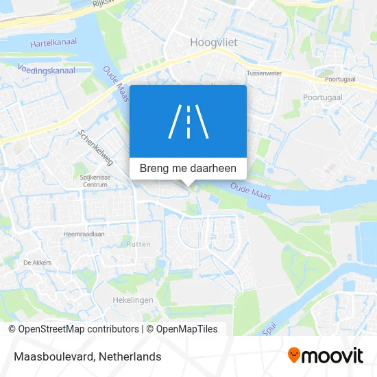 Maasboulevard kaart