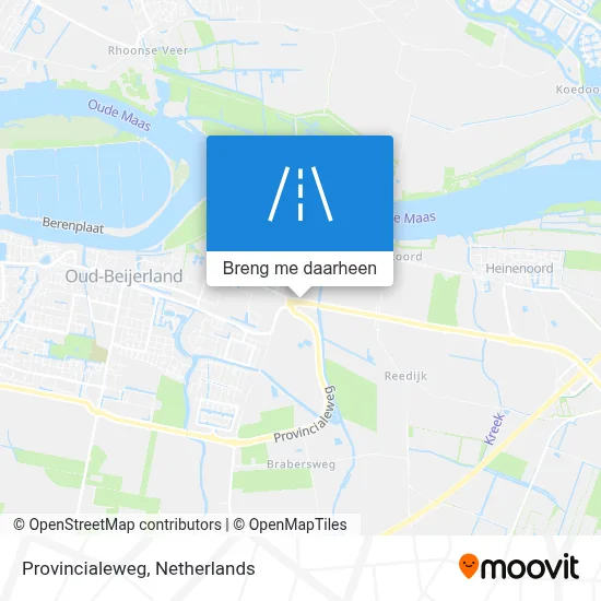 Provincialeweg kaart