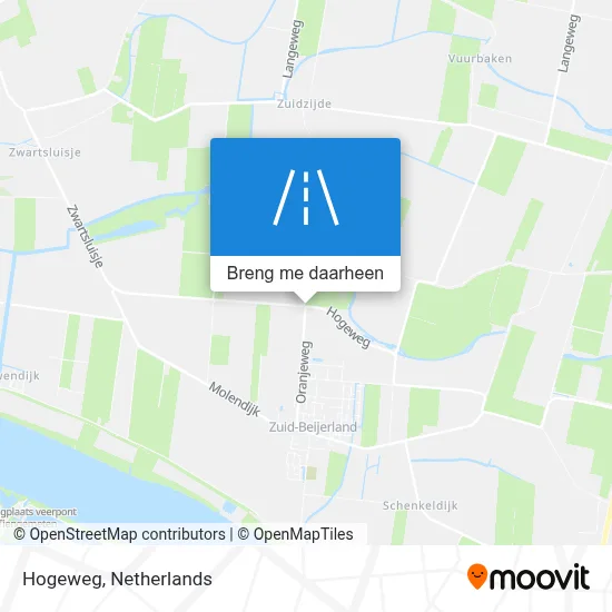 Hogeweg kaart