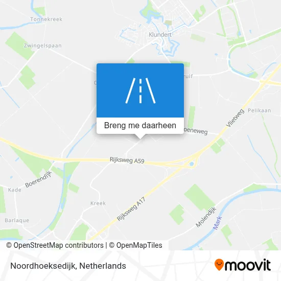 Noordhoeksedijk kaart