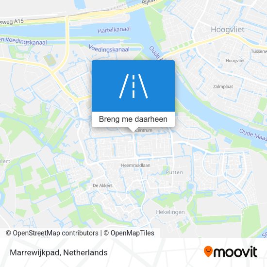 Marrewijkpad kaart