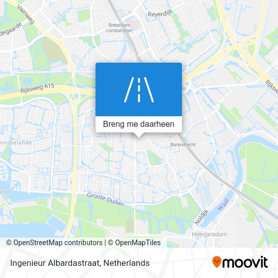 Ingenieur Albardastraat kaart