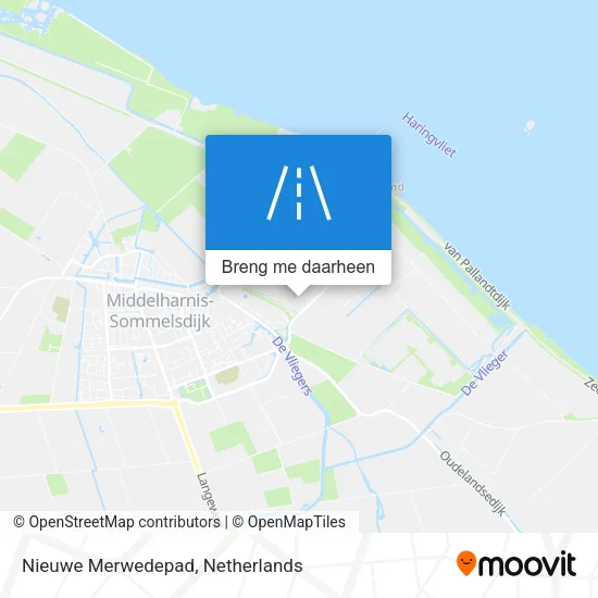 Nieuwe Merwedepad kaart