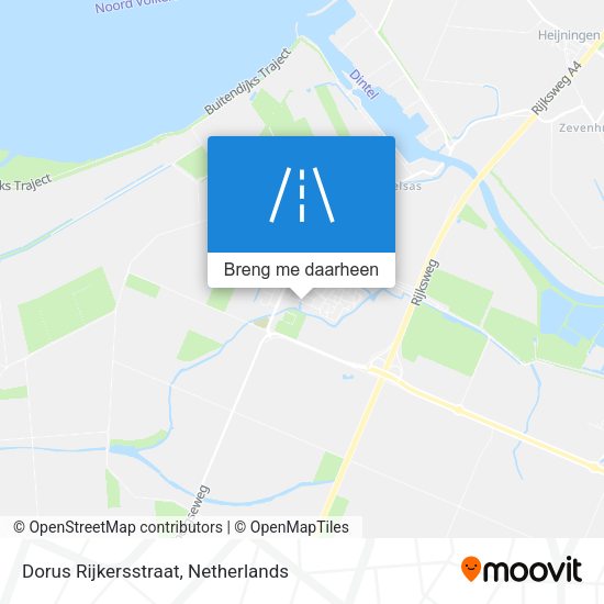 Dorus Rijkersstraat kaart