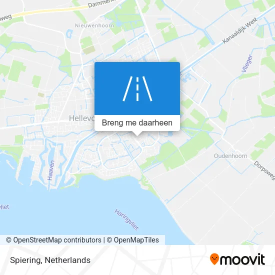 Spiering kaart