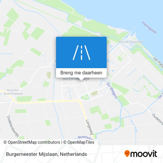 Burgemeester Mijslaan kaart