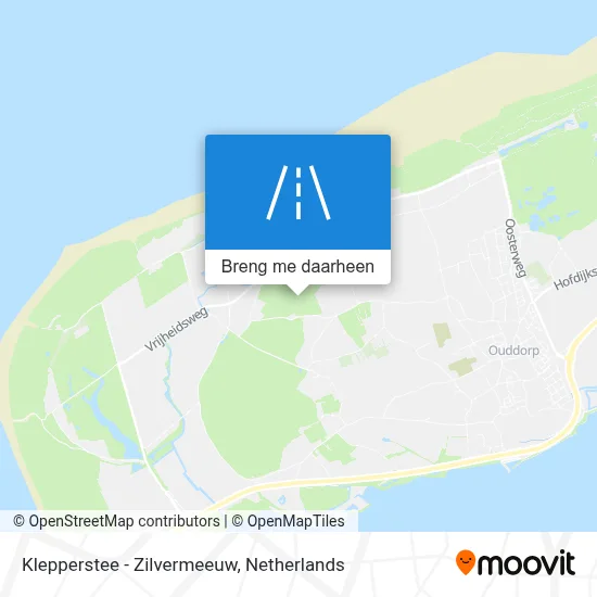 Klepperstee - Zilvermeeuw kaart