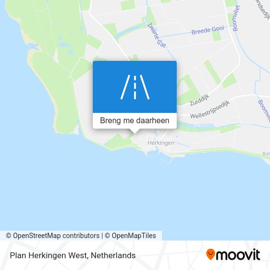 Plan Herkingen West kaart