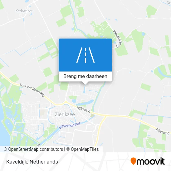 Kaveldijk kaart