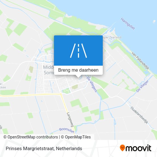 Prinses Margrietstraat kaart