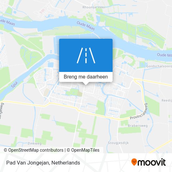 Pad Van Jongejan kaart