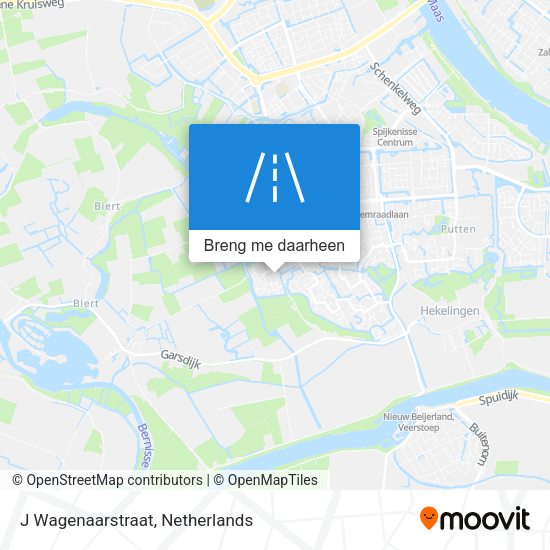 J Wagenaarstraat kaart