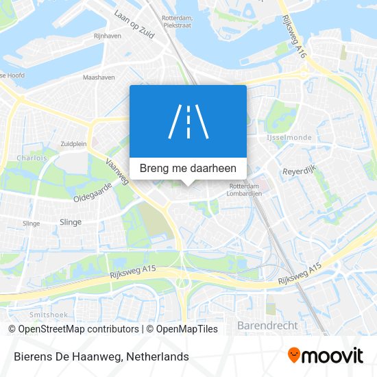 Bierens De Haanweg kaart