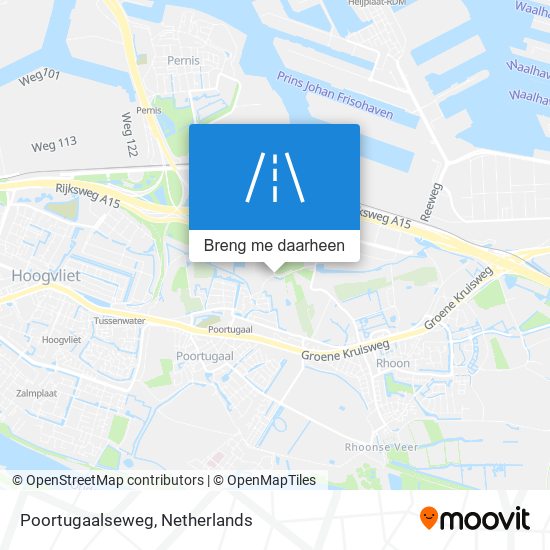 Poortugaalseweg kaart