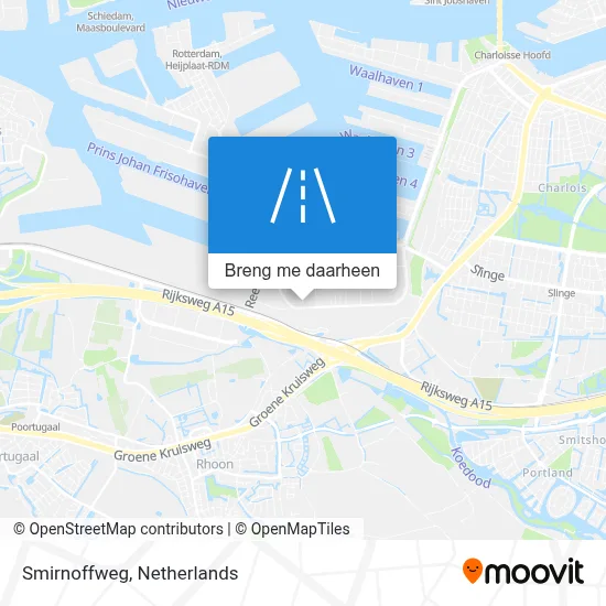 Smirnoffweg kaart